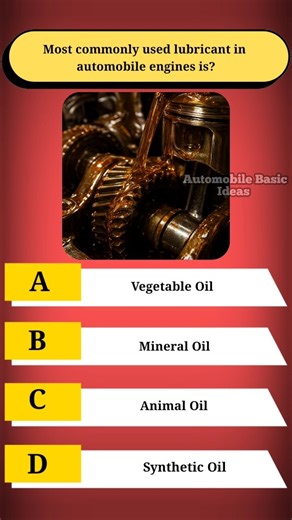 Most commonly used lubricant in automobile engines is?