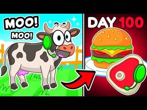 Birth to DEATH as COWS in Roblox!
