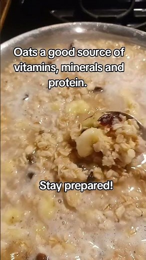 Old fashioned oatmeal for breakfast. #homestead #recipe #cooking