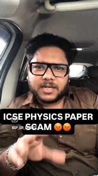icse class 10 physics paper scenes🤌🥲🤦#boardexam2026 #icse2026 #class10icse #icseboardexam #exam