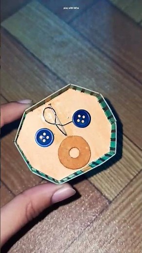 Diy *CORALINE* button box💀#art #diy #video #ytshorts #shorts