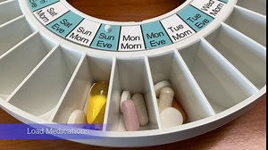 e-Pill MedTime Pro - Secure Locked Automatic Pill Dispenser with Clear Lid for Easy Monitoring and Reliable Medication Management