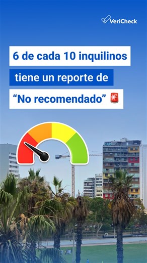 Vericheck Perú on Instagram: "Con VeriCheck descubres en minutos si es: ❌ No recomendado ⚠️ Riesgo medio ✅ Zona verde y confiable Asegura tu inversión desde solo S/10 en tu primera verificación con el código ALQUILASEGURO 👉 Disponible en 📲 Play Store | App Store | 🌐 vericheck.pe #VeriCheck #AlquilaSeguro #InquilinosMorosos #PropietariosPerú #VerificaciónDeInquilinos"