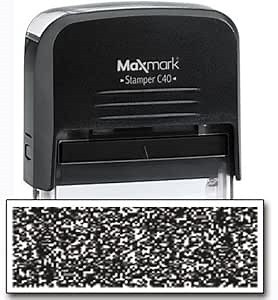 MaxMark Identity Theft Protection Stamp - Large Side with an Additional Replacement Pad