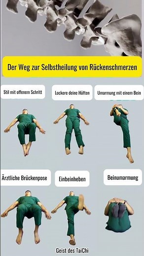 5 Übungen für eine glückliche Lendenwirbelsäule! #Wirbelsäule #GesundBewegen