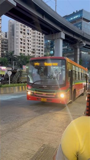 Mumbai Best Bus Tata Marcopolo Route 242