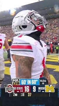 #1 Ohio State Buckeyes vs. #15 Michigan Wolverines Highlight Sponsored by @ModeloUSA #ad #For21+