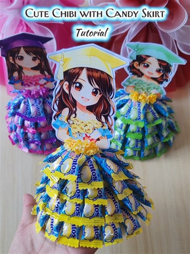 Cute Chibi Graduation Skirt Gift Ideas