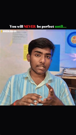 Divesh Raj | Student Growth on Instagram: "Pehla video perfect nahi, "Bekaar" hona chahiye! 😱 Kyun? Read below... 👇 ​Content creation ka simple rule hai: First Pancake Rule. 🥞 Pehla wala hamesha messy banta hai, par wahi rasta banata hai aage ke perfect videos ke liye. ​Mera Day 1 aur Day 33 dekh lo, farq saaf dikhega. Agar main start hi nahi karta, toh yahan tak kaise pahunchta? 🚀 ​Darr chhodo, Record button dabao. 🔴 . . . . . . . ​#ContentCreatorIndia #GrowthMindset #Consistency #FirstPan