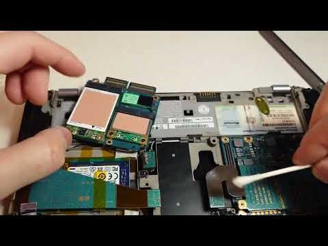 Replace thermal pad on 2009 Vaio P pocket laptop 
