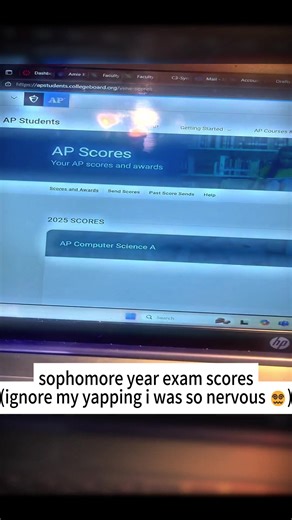 sophomore year exam scores (ignore my yapping i was so nervous 😵‍💫) #apexams #apscores #apscores2025 #fyp #fypシ