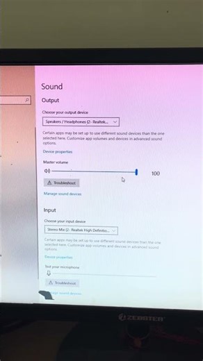How to manage sound device in my computer system - how to control Master Sound