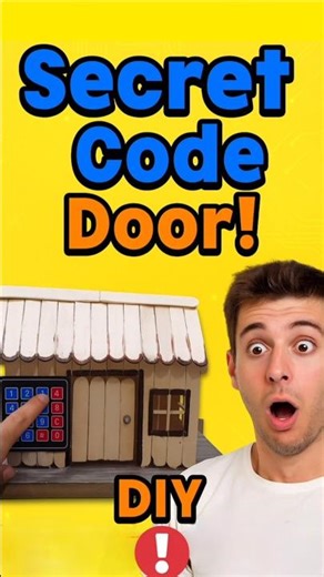 Amazing DIY Secret Code Door | Electronic Password Project