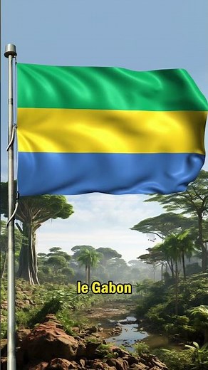 GABON: l'histoire de son drapeau