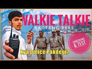 license free Walkie Talkie Baofeng 888s unboxing & range Test || Full explained || Shining Kashmir