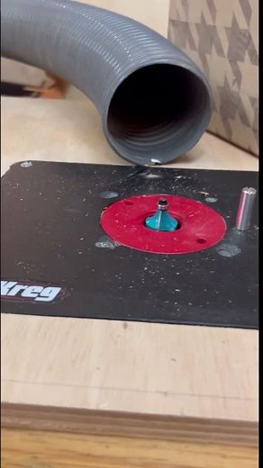 This is how to make a router table using #kreg router plate without using any levellers #diy #hack