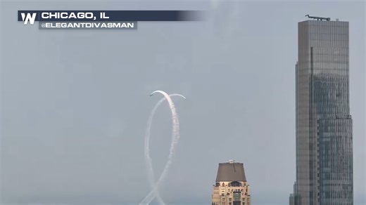 Look up, Chicago! Jets continue to roar overhead on Friday as pilots rehearse for this weekend’s famous Air and Water Show! | WeatherNation