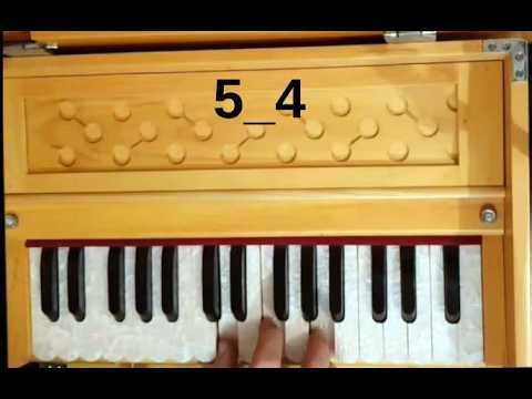 Hare Krishna mahamantra harmonium chords lesson 5_4