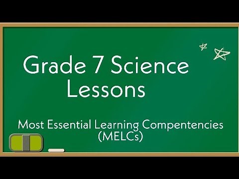 Grade 7 Science Lessons /Topics Most Essential Learning Competencies (melcs)