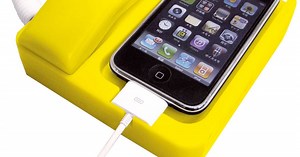 iPhone dock turns your mobile into conventional phone
