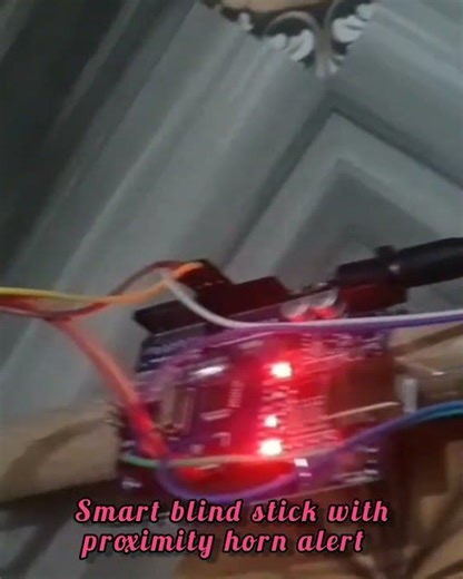 Smart blind stick with proximity horn alert #smart#smartgadgets #smartdevice#smartblind