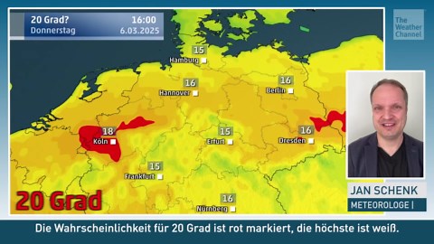 Hitzewelle startet am Donnerstag