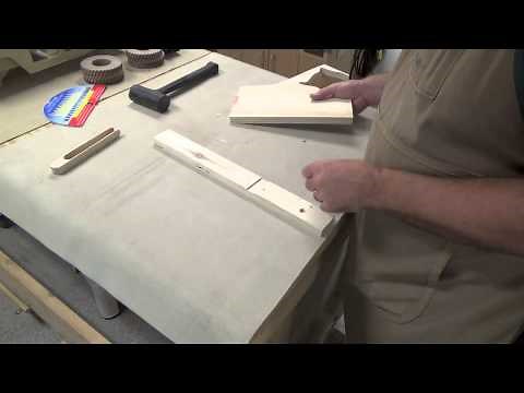 Stacked dado blade set up