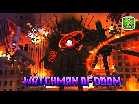 The NEW Watchman of Doom Has Arrived in Minecraft! (Skibidi Toilet Addon V27)