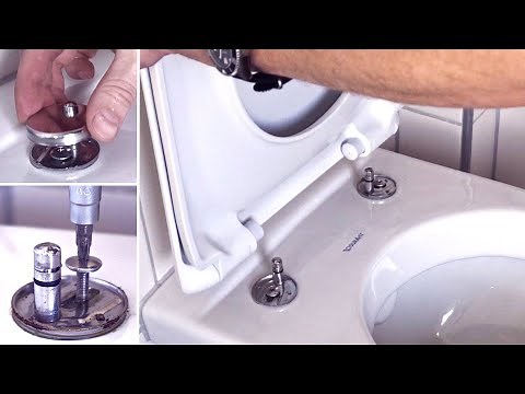Toilet seat repair/installation | Soft-close | Duravit Caro, Happy D, Medici, Metro, and Starck