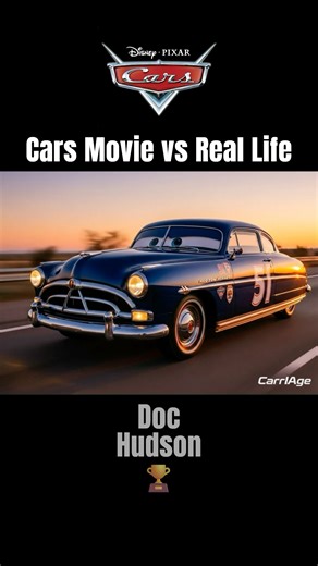 Cars Movie vs Real World: Match the Real Cars! #cars #pixarcars #mcqueen #carcomparison #carshorts