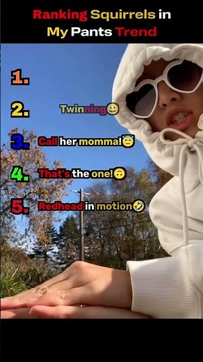 Ranking Squirrels in My Pants Trend #ranking #funny #squirrelsinmypants