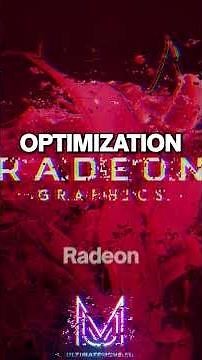 How to Optimize Radeon Drivers #shorts #radeon #settings