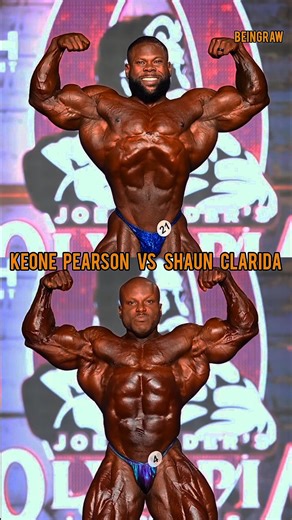 Keone Pearson VS Shaun Clardia Physique Comparison at Mr Olympia 2025