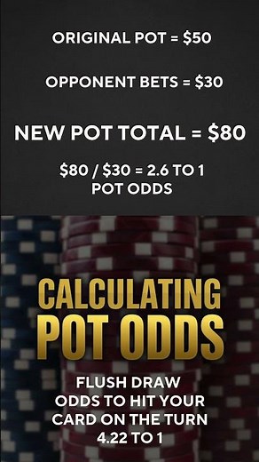 The Correct Way to Use Pot Odds in Poker