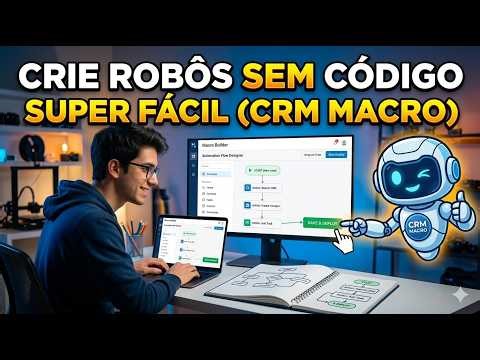Como Criar ROBÔS no Computador? - Macro CRM [2026]