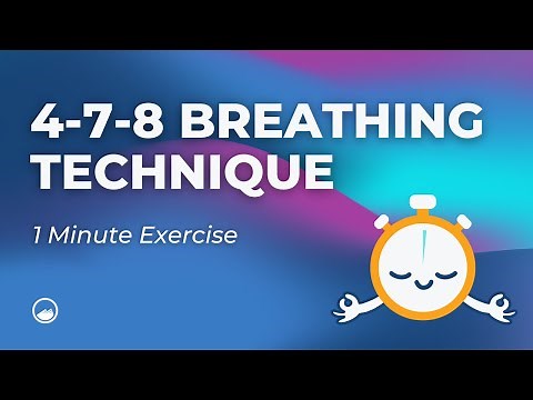 4 7 8 Breathing Exercise | 1 Minute | Technique With Counter Timer | Paced Breathing Exercise | DBT