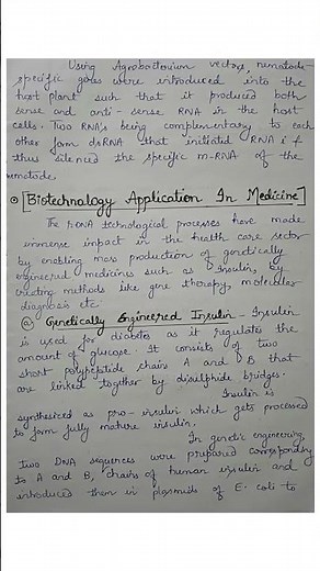#Applications of biotechnology - class 12 biology notes... Like and Subscribe for more updates..
