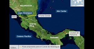 En diciembre iniciará la construcción del canal de Nicaragua