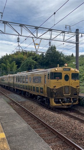 2026/08/08 キロシ147形或る列車博多行きけやき台駅通過#jr九州#キロシ47#観光列車#豪華列車#気動車#鹿児島本線