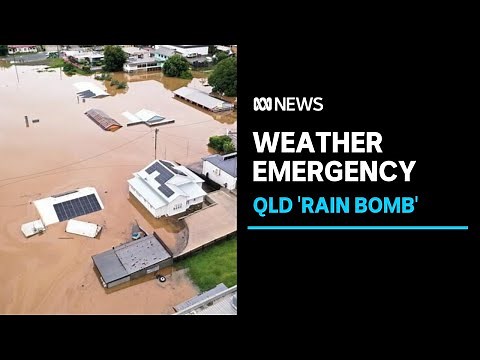 South-east Queensland battered by severe weather, floods as system lingers over Brisbane | ABC News