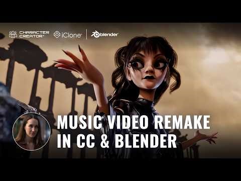 Remaking a Stylized Music Video with Blender and Character Creator