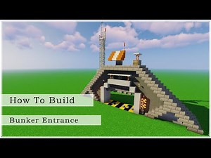 How to Build a Bunker Entrance (Minecraft Build Tutorial)