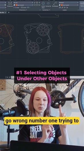 Beginner AutoCAD problems No 1: Selecting Objects on top of other Objects #learnautocad