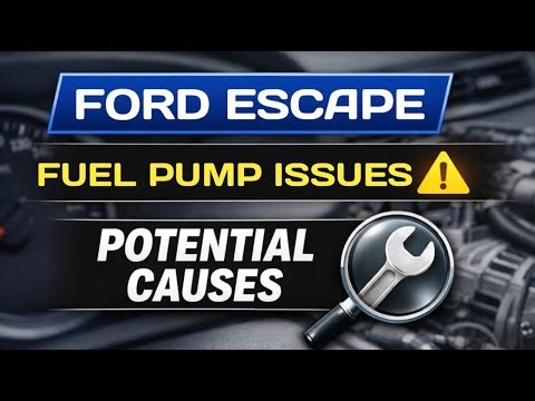 Ford Escape Fuel Pump Issues – Potential Problems Explained