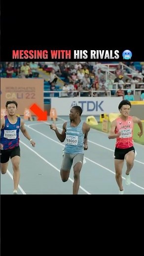 He Got Humbled on Track 😳 Brutal False Start at the Final 🤯 #shorts #athletics #olympics #sports