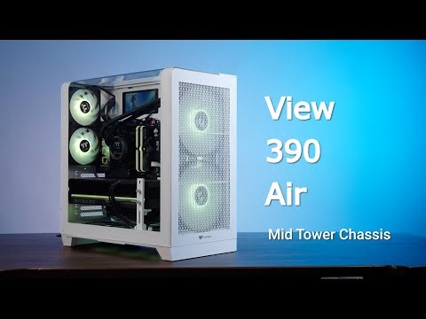 Thermaltake Science – View 390 Air Mid Tower Chassis System & Thermal testing