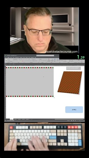 excelobstaclecourse.com on Instagram: "Excel obstacle course #speedrun #satisfying #exceltricks #asmr"
