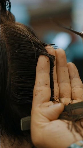 Satisfying Haircut 🎧 ASMR Scissor Sounds #asmr