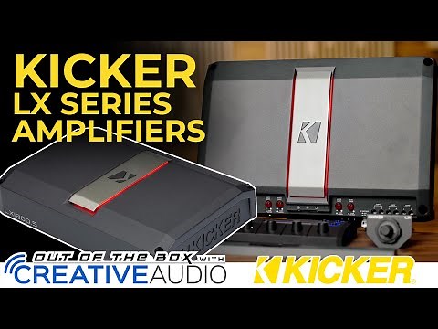 Kicker LX Series Amplifier Family Unboxing & Overview - Out of the Box