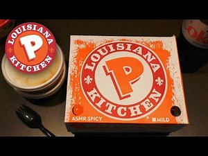 ASMR: Eating Popeyes Spicy Chicken 2.0 (No talking)